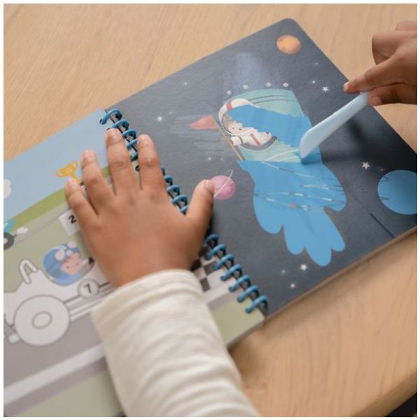 Livre à gratter et à colorier - Jim & Friends