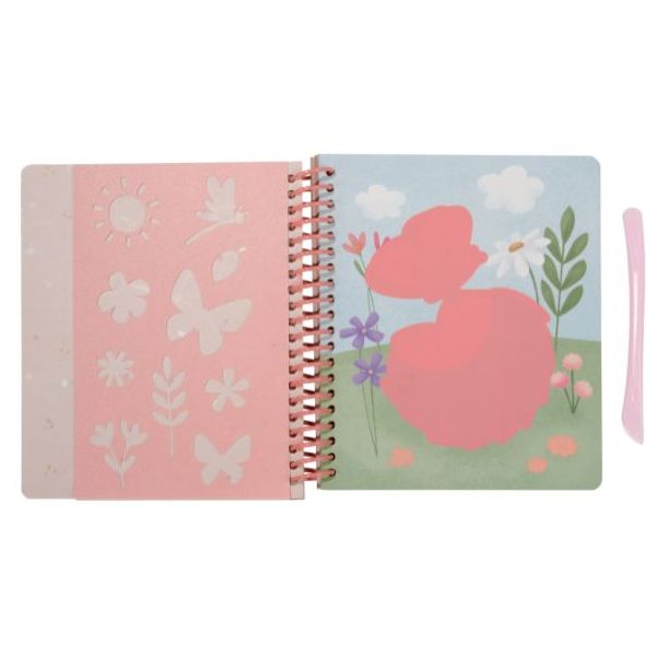 Livre à gratter et à colorier - Rosa & Friends