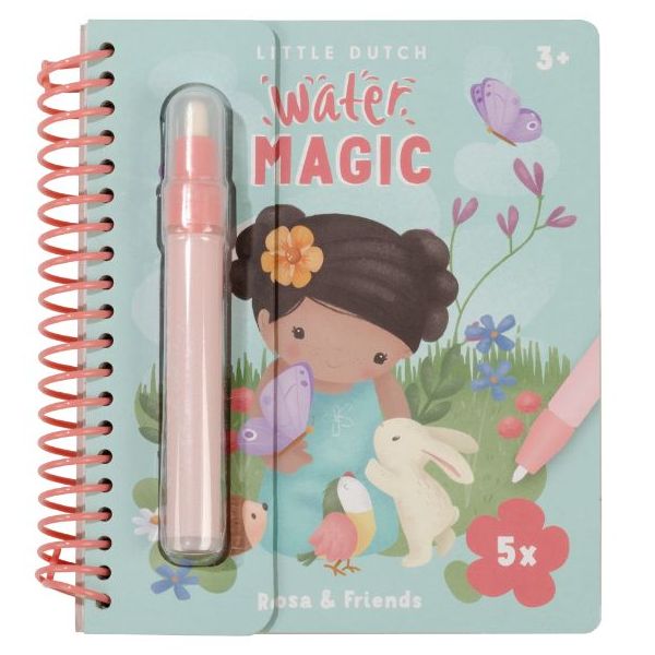Livre de coloriage à l'eau magique - Rosa & Friends