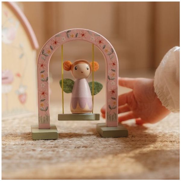 Petite maison de fée en bois meublée - Fairy Garden