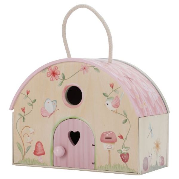 Petite maison de fée en bois meublée - Fairy Garden