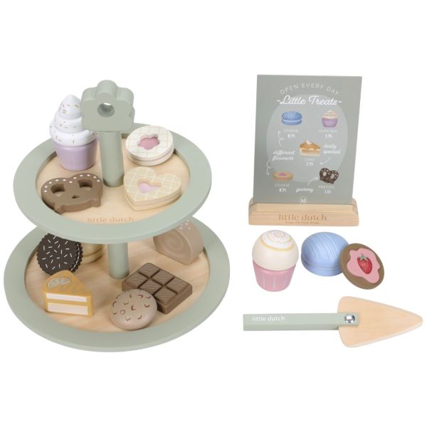 Display stand with pastries