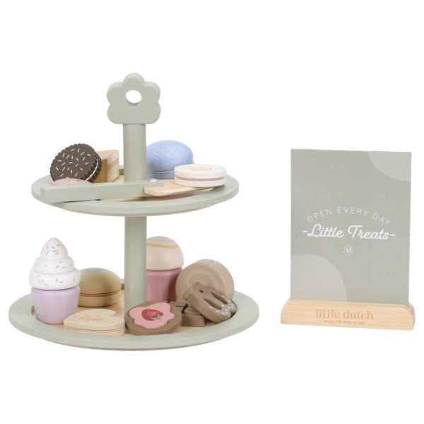 Display stand with pastries