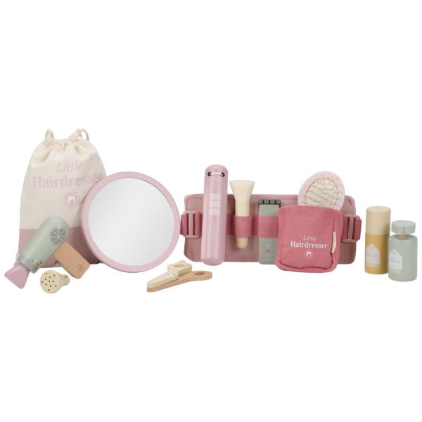 Wooden Hairdresser Set - Rose