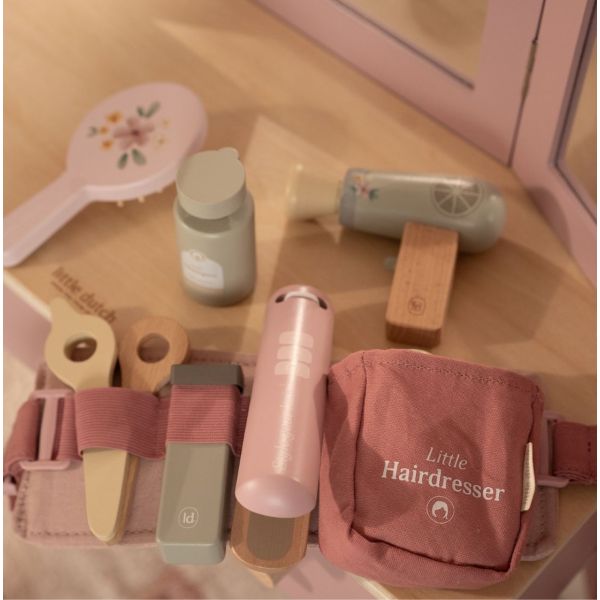 Wooden Hairdresser Set - Rose
