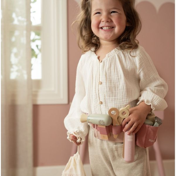 Wooden Hairdresser Set - Rose