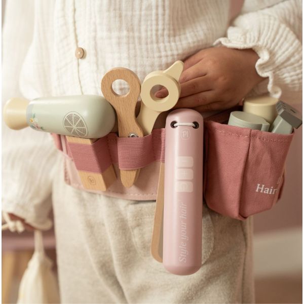 Wooden Hairdresser Set - Rose