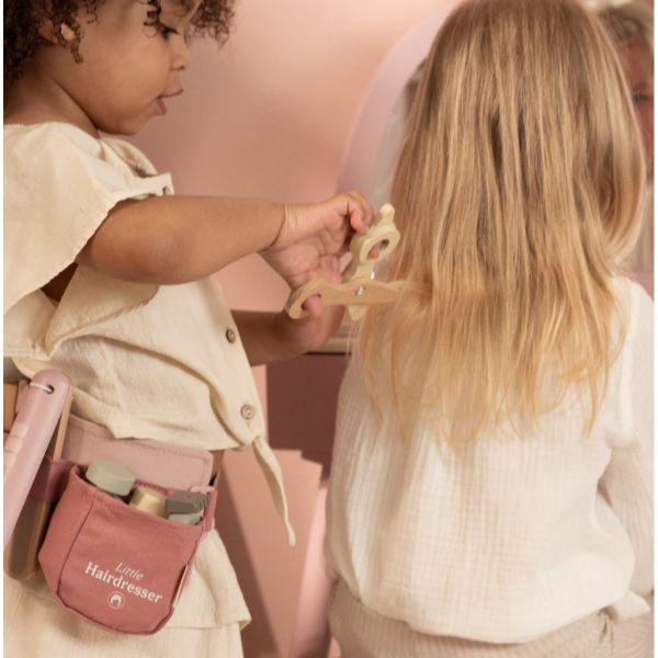 Wooden Hairdresser Set - Rose