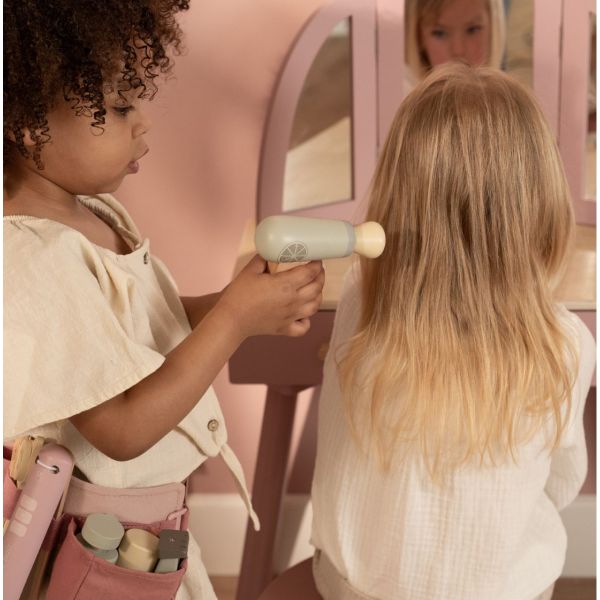 Wooden Hairdresser Set - Rose