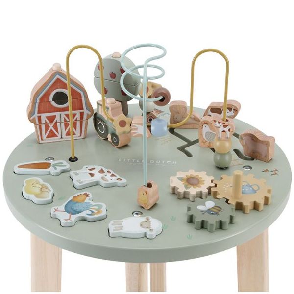 Table d'activités en bois - Little Farm