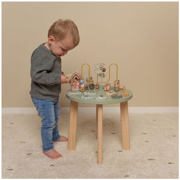 Table d'activités en bois - Little Farm