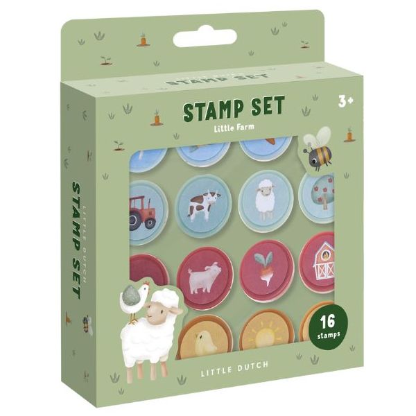 Coffret de 16 tampons - Little Farm