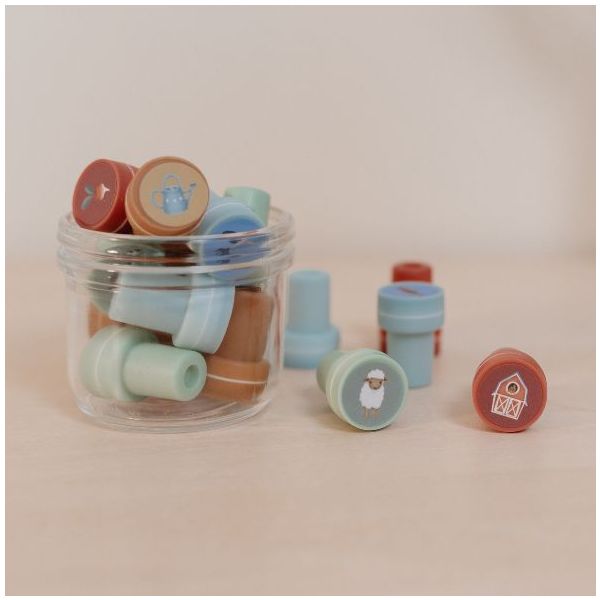 Coffret de 16 tampons - Little Farm