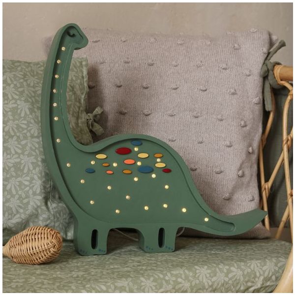 Lampe Dino Diplodocus - Confetti Vert