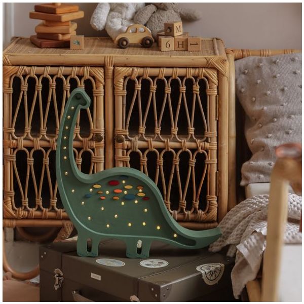 Lampe Dino Diplodocus - Confetti Vert