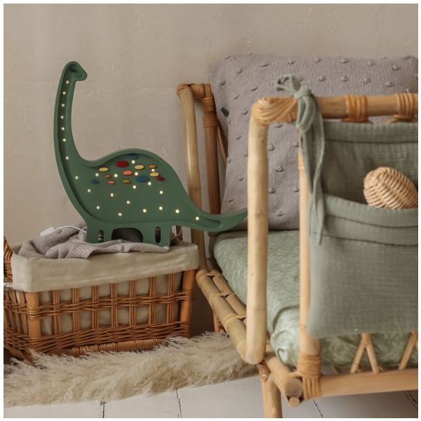 Lampe Dino Diplodocus - Confetti Vert