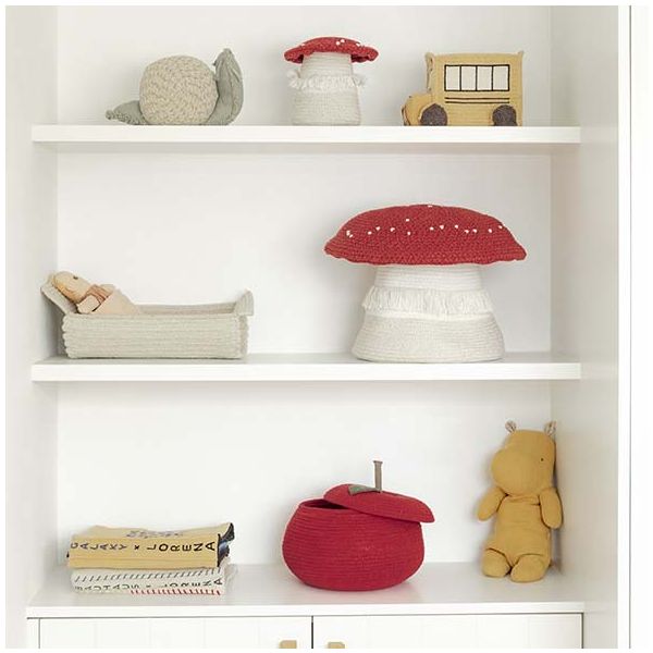 Panier Champignon - Petit Modèle - Rouge