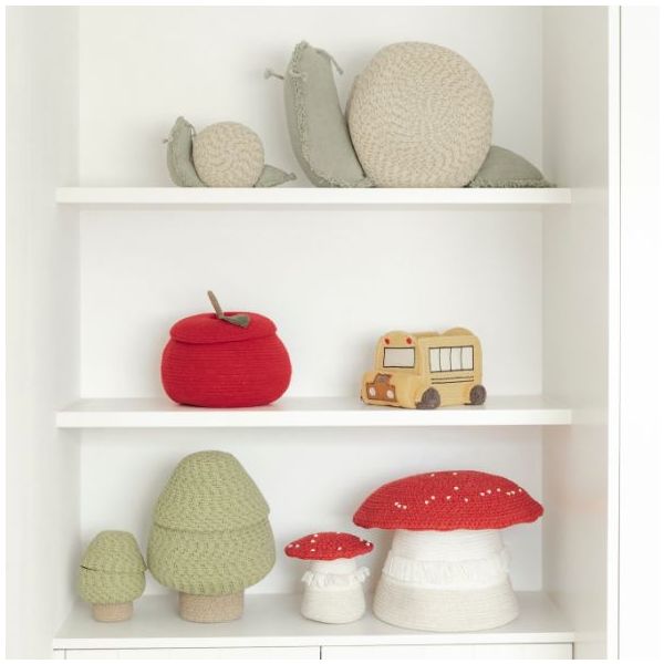Panier Champignon - Petit Modèle - Rouge