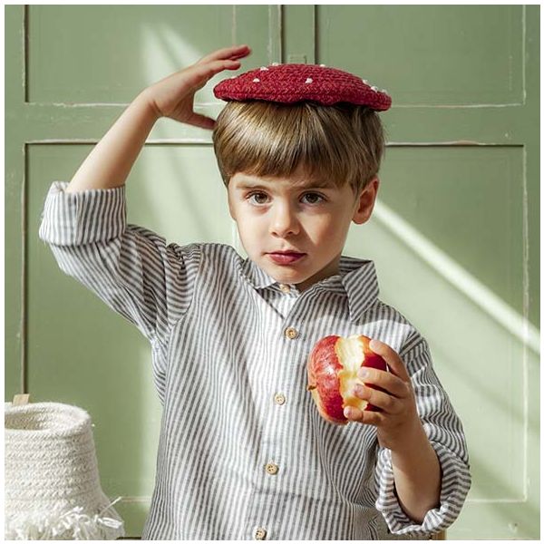 Panier Champignon - Petit Modèle - Rouge