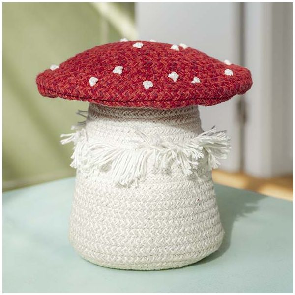 Panier Champignon - Petit Modèle - Rouge
