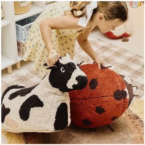 Coussin de sol Coccinelle Maria