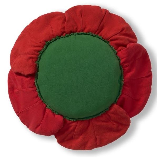 Coussin de sol Coquelicot - Rouge
