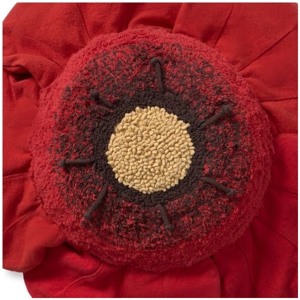 Coussin de sol Coquelicot - Rouge