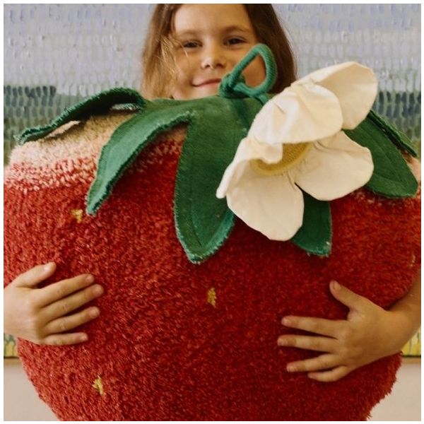 Coussin de sol Fraise
