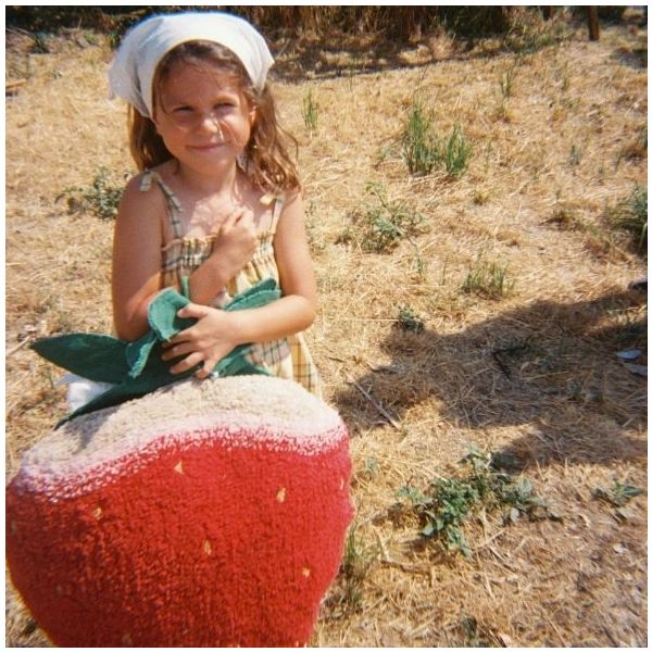 Coussin de sol Fraise