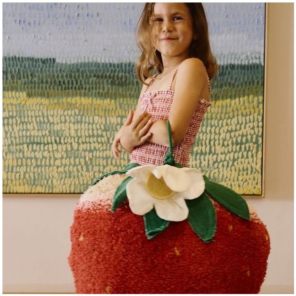 Coussin de sol Fraise