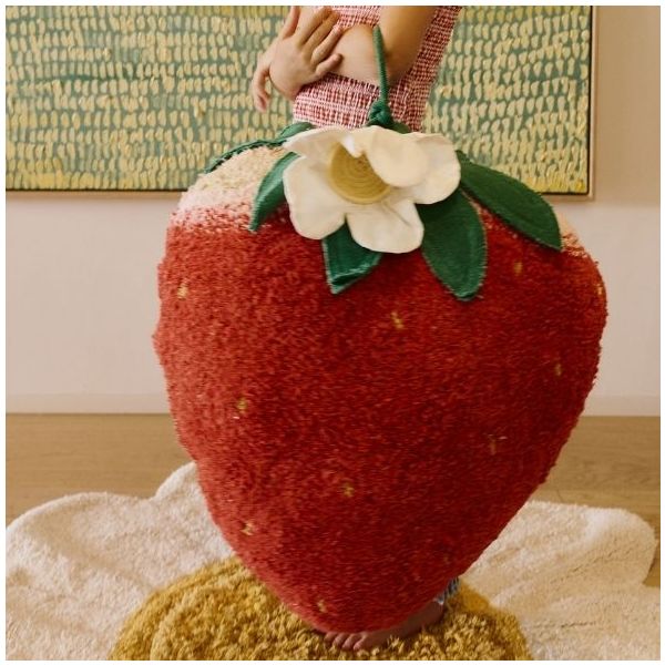 Coussin de sol Fraise