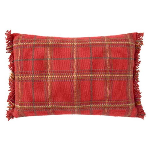 Coussin Tartan - Rouge