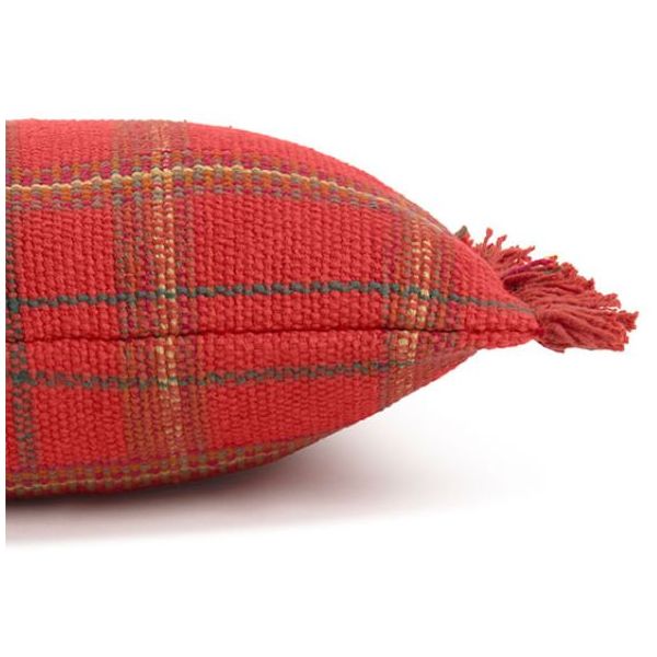 Coussin Tartan - Rouge