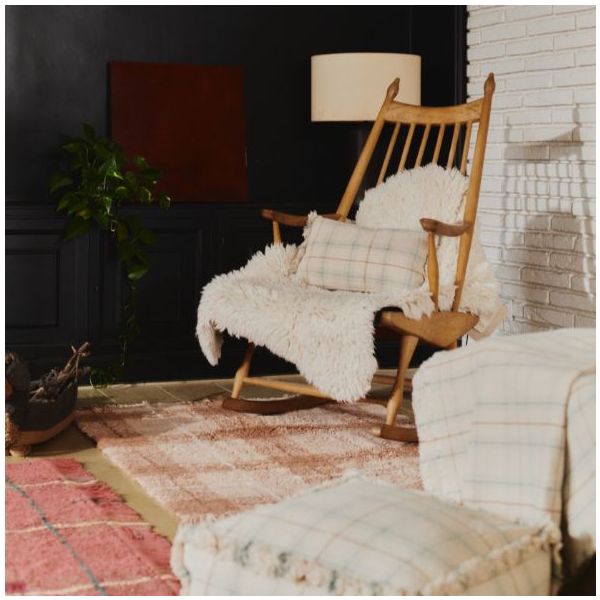 Couvre-lit Tartan - Bleu Sauge