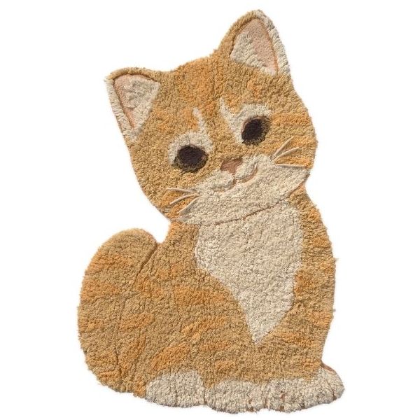 Washable Rug Ginger the Cat - 85 x 130 cm