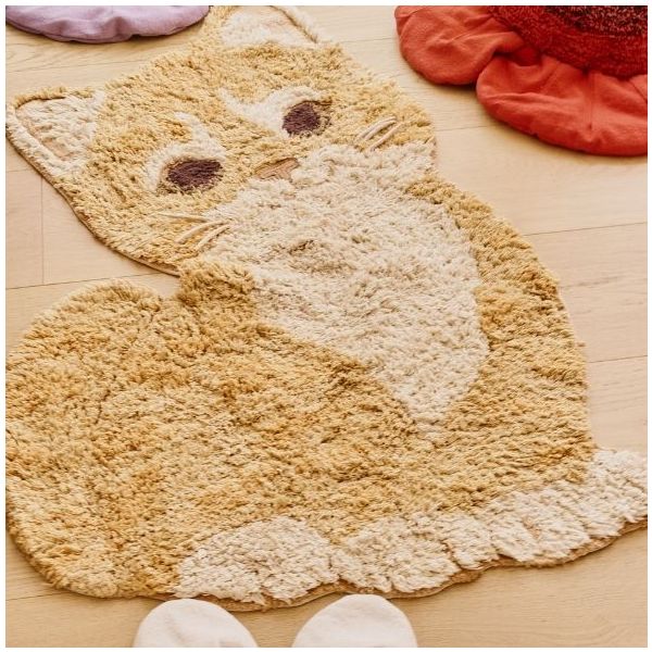 Washable Rug Ginger the Cat - 85 x 130 cm