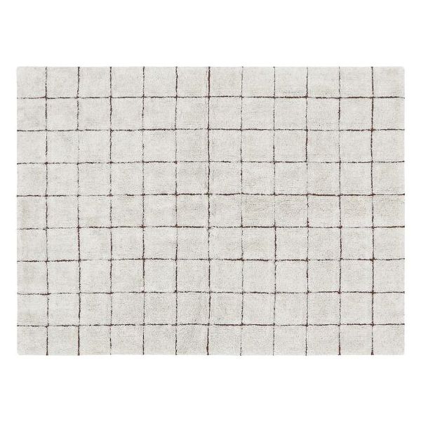 Tapis Lavable Mosaïque - Naturel - 120 x 160 cm