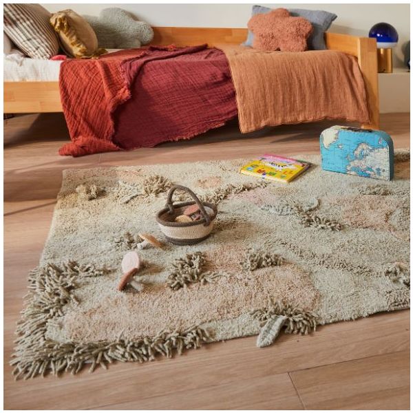 Tapis Lavable RugCycled Champignon - 120 x 160 cm