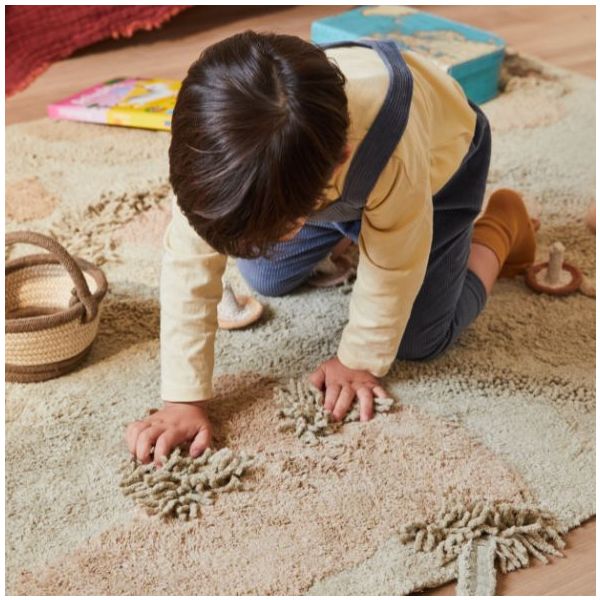 Tapis Lavable RugCycled Champignon - 120 x 160 cm