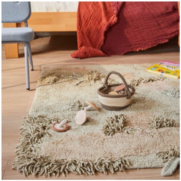 Tapis Lavable RugCycled Champignon - 120 x 160 cm