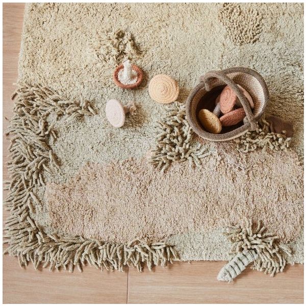 Tapis Lavable RugCycled Champignon - 120 x 160 cm