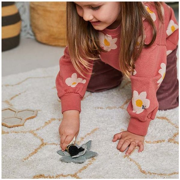 Tapis Lavable RugCycled Pollinisation - 90 x 130 cm