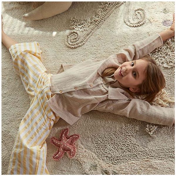 Tapis Lavable RugCycled Fond Marin - 140 x 200 cm