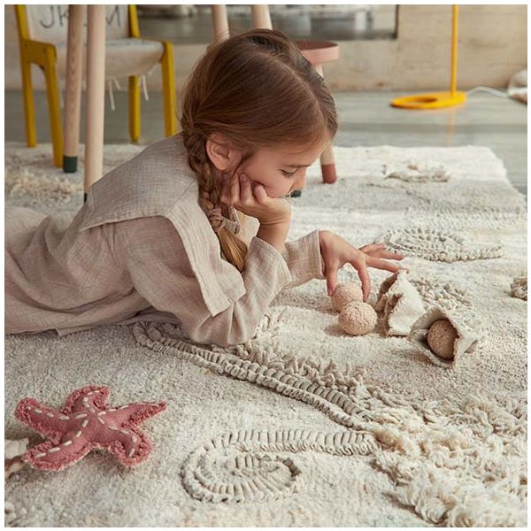 Tapis Lavable RugCycled Fond Marin - 140 x 200 cm