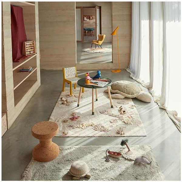 Tapis Lavable RugCycled Fond Marin - 140 x 200 cm