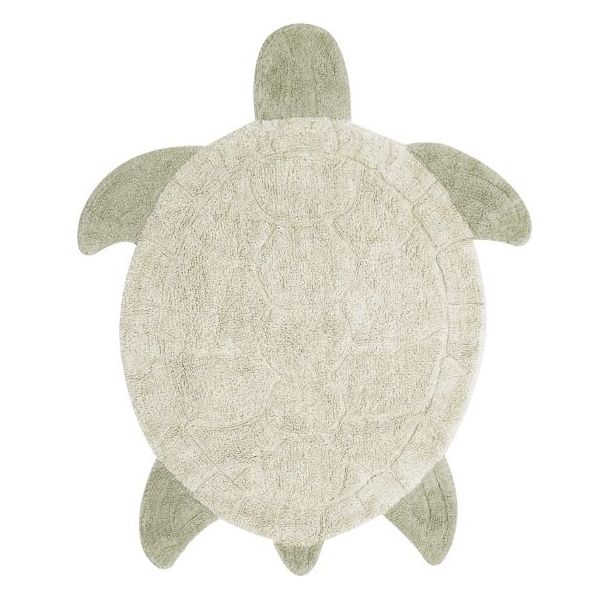Tapis Lavable RugCycled Tortue de mer - 110 x 130 cm