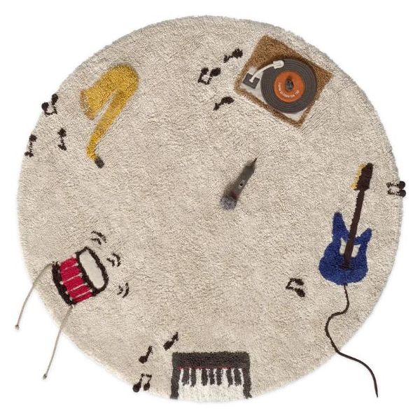 Tapis Lavable Musique - 140 cm