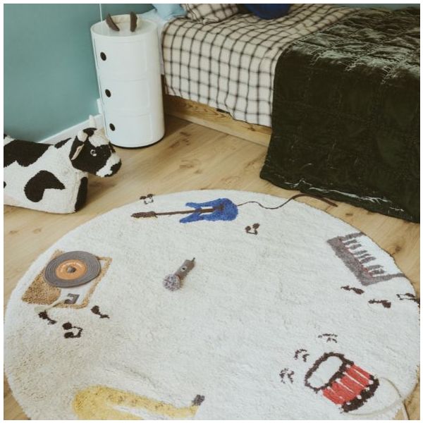 Tapis Lavable Musique - 140 cm