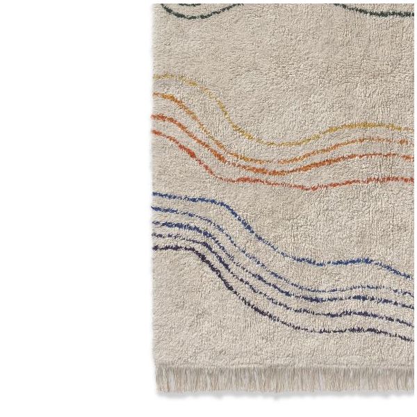 Tapis Lavable Notes de Musique - Multi - 120 x 160 cm