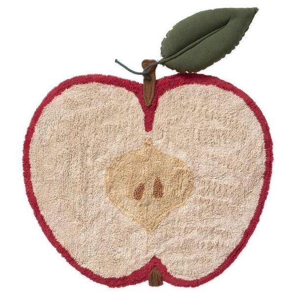Washable Rug Apple - 100 x 90 cm